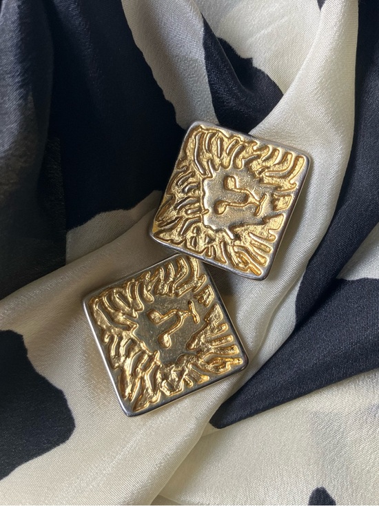Anne Klein Accessories - Anne Klien clip ons and silk scarf combo